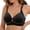 Black, variant on Women's Large Size Without Steel Ring For Comfortable And Breathable Gathering Women's Underwear Without Thin Cup Glossy Text Bra Womens Bra Pack Work Out Bra Extra Support Sports Bra Sports for Women