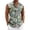 Vermilion, variant on LTTVQM Hawaiian Shirts for Men 2026 Summer Beach Sleeveless Button Down Shirts Casual Tropical Print Tee Holiday Clothing Hot Pink M