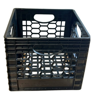 SINGHAL Plastic Crate 40x30x12 CM With Lid Pack of 2 Multipurpose Heavy ...