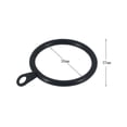 thumbnail image 4 of Metal Curtain Rings Hanging Hooks for Curtains Rods Pole Voile Heavy Duty Rings, 4 of 8