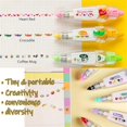thumbnail image 4 of DIY Cartoon Type Decorative Pen, Ally-Pocket Tape Pen,B-6PCS, 4 of 5