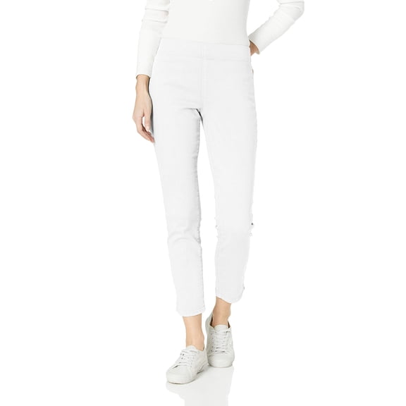 NYDJ $99 Womens New White Skinny Casual Jeans 8 B B