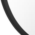 thumbnail image 2 of 20 Inch Contemporary Style Oblong Shape Mirror, Black - Saltoro Sherpi, 2 of 5