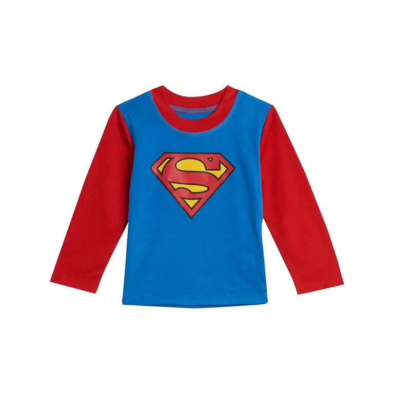 DC Comics Boys Superhero Pajama Set with Detachable Cape Batman Superman Green Lantern Sizes 2T 12 Walmart