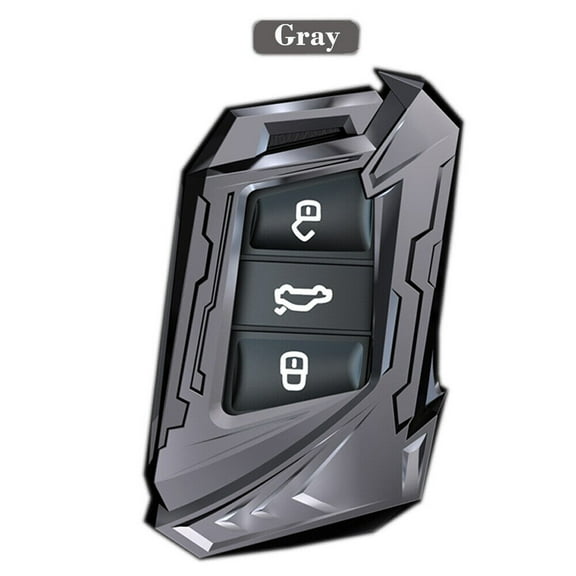 Remote Key Fob Shell Case Cover with Keychain for VW Passat Jetta Arteon Atlas