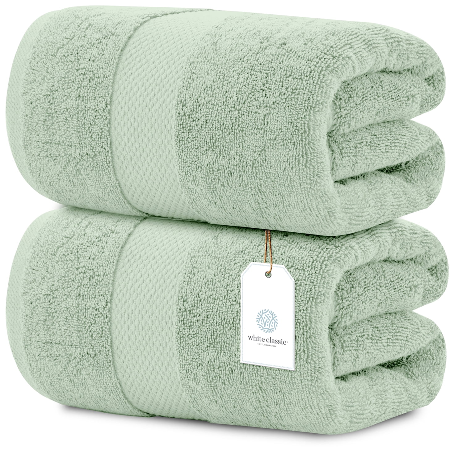 RingSpun Cotton Luxury Bath Towels 550 GSM 2pcs Set Size 30"x52" 