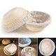 thumbnail image 3 of Cesta de fermentación redonda de ratán Banneton para hacer pan de masa madre. Incluye forro. Cestas de fermentación tejidas a mano naturales para panaderos caseros. Modelado de pan artesanal., 3 of 8
