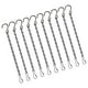 thumbnail image 5 of 10 Piezas Cadena para Macetas Y Comederos de Pájaros Colgador de Jardín Y Ganchos de Repuesto Fabricadas en Material Fuerte Adecuado para Balcones Y, 5 of 8