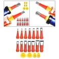 thumbnail image 2 of 18 Pcs Applicateur de Buse de Calfeutrage Outils de Finition de Colle Transparent, 2 of 8
