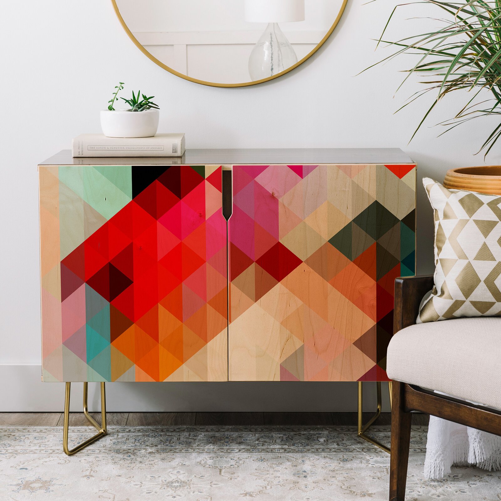 Aliciah 38'' Wide Credenza, 75 lb., Overall Product Weight 75 lb