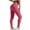 Hot Pink, variant on Kmdttou Women's High Waisted Leggings for Women Long Solid Color Hip Lift Fitness High Waist Elastic Exercise Yoga Pants