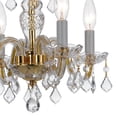 thumbnail image 7 of 1064-PB-CL-I Crystorama Lighting Crystal - Four Light Mini Chandelier in Traditional and Contemporary Style - 15 Inches Wide by 12 Inches High-Italian, 7 of 7