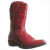 Womens Valiant Western Boots - Red Distressed