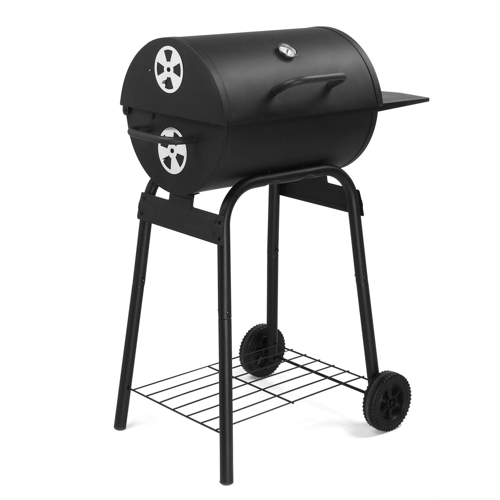 UBesGoo Charcoal Grill Portable BBQ Grill Smoker Steel BBQ Pit Outdoor for Camping