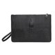 thumbnail image 1 of Cartera de piel de cocodrilo a la moda para hombre, cartera de negocios sólida, bolso de mano con cremallera Tmvgtek Oficina Multiescena Multifunción, 1 of 9