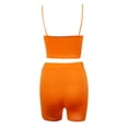 thumbnail image 6 of REALiKUN Women's Yoga Outfit Seamless Workout Set High Waist Exercise Shorts Pants Gym Tracksuits Orange XL, 6 of 7