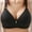 Black, variant on DuoJiaJ Women Soild Color Wireless Sports Seamless Push Up Adjustable Yoga Sleep Large Bra Wireless Bras Black