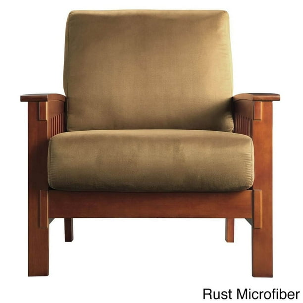 iNSPIRE Q Hills MissionStyle Oak Accent Chair by Classic