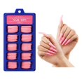 thumbnail image 4 of 100 piezas de uñas postizas de ataúd, puntas de uñas postizas herramientas de belleza de manicura puntas de uñas con funda para arte - 11 Salvador Consejos para uñas falsas de bailarina, 4 of 6