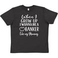 thumbnail image 3 of Inktastic Banker Like Mommy Future Job Youth T-Shirt, 3 of 5