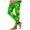 1-Green, variant on Lorytime St. Patricks Day High Waisted Leggings for Women Patterns Green Trousers Vacation Tights Pants Running Outwear
