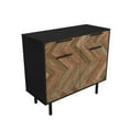 thumbnail image 6 of Manhattan Comfort Liam Sideboard made from Engineered Wood in Brown & Brown Wood, 6 of 10