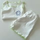 thumbnail image 2 of Odeerbi 0-8 Años Niños Niñas Conjuntos de Verano Camisetas Sin Mangas Con Ribete de Lechuga Pantalones Cortos Conjunto de Dos Piezas Pantalones Cortos Con Cintura Elástica, 2 of 4