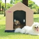 thumbnail image 5 of Casa Para Perro Q Perrón Raza Grande Color Chocolate Con Puerta, 5 of 9