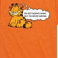 thumbnail image 3 of Garfield - Not Always Right - Toddler And Youth Short Sleeve Graphic T-Shirt, 3 of 5