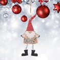 thumbnail image 3 of Gibobby Colgante de Navidad de 3 uds, colgante de muñeca sin rostro, decoración de árbol de Navidad, accesorios para hombre , colgante pequeño(Red), 3 of 5