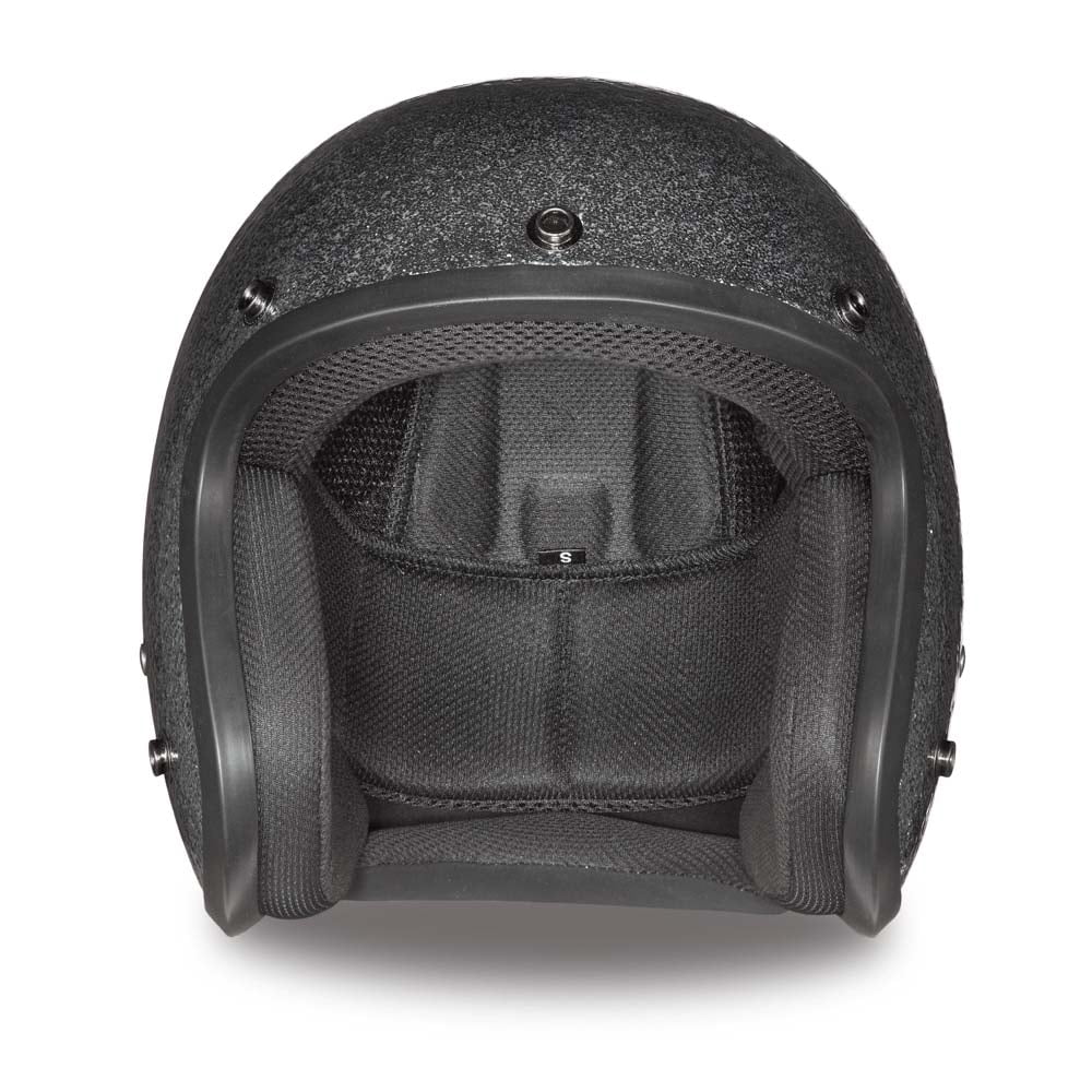 Daytona Helmets Cruiser D.O.T. Approved Open Face Three Quarter Shell Motorcycle Helmet With Visor