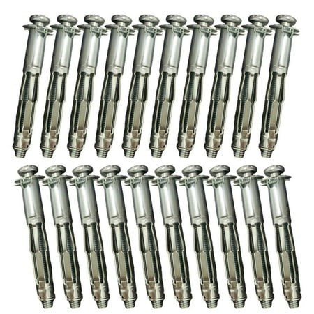 

Hollow Cavity Plasterboard Fixing Pack 20 6x65