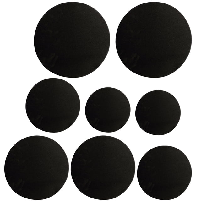 unbranded 8 Pcs Tambours Ronds en Mousse Silencieuse pour Pratique à Domicile Batteurs