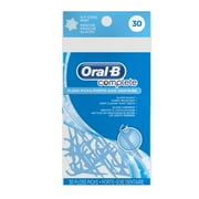 Oral-B Complete Dental Floss Picks, Icy Cool Mint, 30 Count
