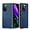 Blue, variant on for Xiaomi Mi Mix Fold Case,Cross Pattern Hybrid PU Leather Ultra Thin Phone Cover Hard PC Anti-Scratch Shookproof Bumper Case for Xiaomi Mi Mix Fold QH Green
