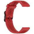 thumbnail image 5 of BotaniNest Breathable Liquid Silicone Watch Strap 20mm Ergonomic Wristband With Ventilation Holes, 5 of 5