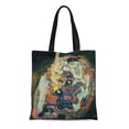 thumbnail image 1 of KDAGR Canvas Tote Bag Fine the Maiden on Klimt Gustav 1862 1918 Modern Reusable Handbag Shoulder Grocery Shopping Bags, 1 of 1
