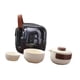 thumbnail image 1 of Juego de té de viaje, tetera, cerámica, juego de té, porcelana con estuche, tazas de té Juego de dos tazas de té, 1 of 9