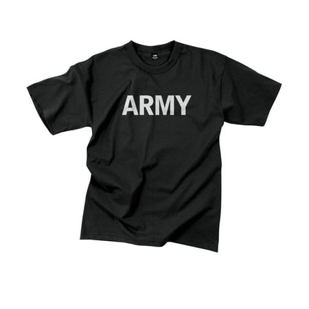 Wait Training T-shirt - Military Black Physical Training T-Shirt