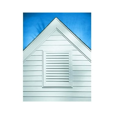 Alcoa Home Exteriors White Square Gable Vent SQGV1414 PW