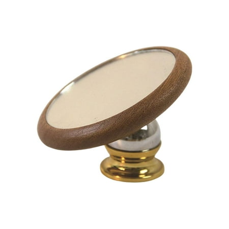 

Wooden Espresso Lens for Bottomless Portafilter Coffee Machine Accessories Coffee Tampering Reflective Mirror for Home Office Ebony Aureate Base