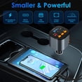 thumbnail image 4 of Cargador de coche MQOUNY 5 en 1 Fast 90 W con Bluetooth 5.3 FM, 4 of 7