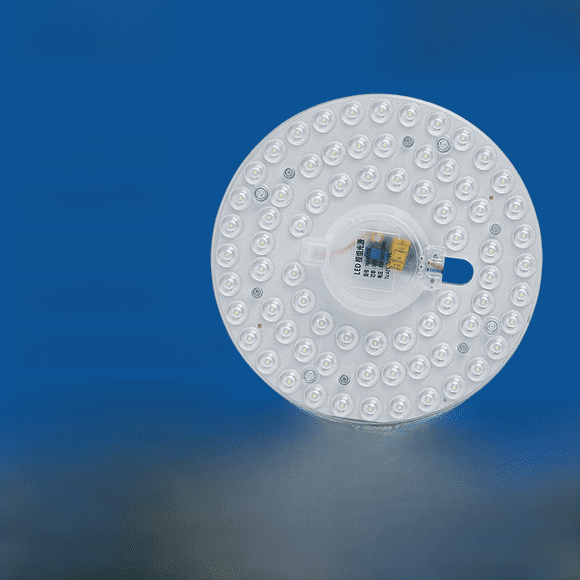 Lámpara de techo con anillo LED, módulo de ahorro de energía, fuente de luz, lámpara de parche de corriente constante brillante, placa circular magnética, mecha