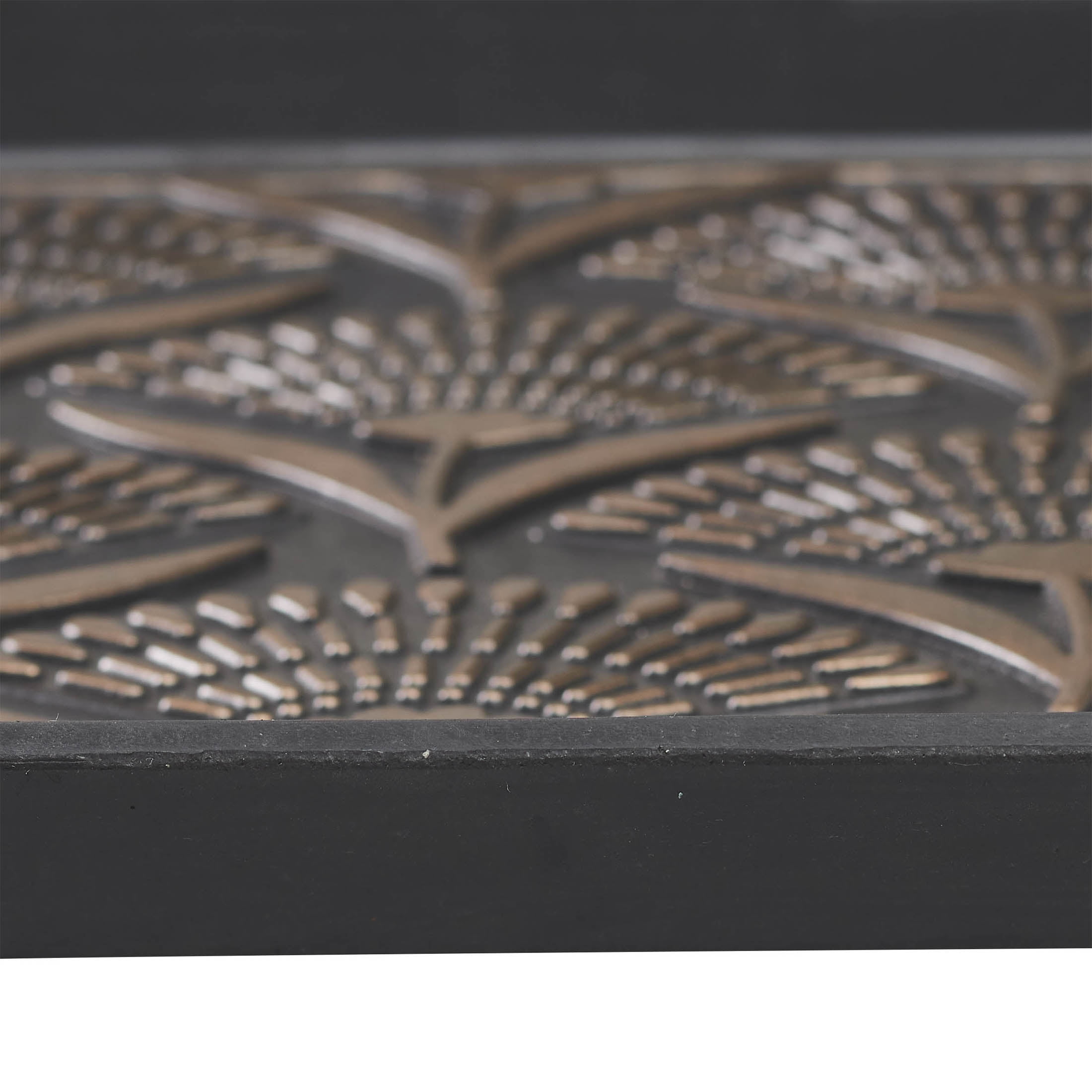 Mainstays Bronze Floral Rubber Boot Tray, 15" x 31"