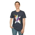 thumbnail image 6 of Unicorn Dabbing, Gildan Unisex Softstyle T-Shirt, Funny Graphic Tee, S-3XL, 6 of 6