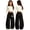 X57 Black, variant on SJLDQY Sweatpants for Girls Trendy Graphic Baggy Pants Drawstring Waist Straight Leg Pants with Pockets