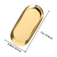 thumbnail image 2 of RUNROTOO 3Ud Oval Estilo De Metal Para Uso En Dormitorio Y, 2 of 7