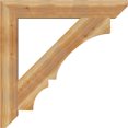 thumbnail image 3 of Ekena Millwork 6"W x 44"D x 44"H Balboa Slat Rough Sawn Bracket, Western Red Cedar, 3 of 4