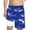 1-Dark Blue713, variant on WOYY Boys Quick-Dry Swim Trunks with Compression Liner Shark Print Board Shorts, Sizes 10-12