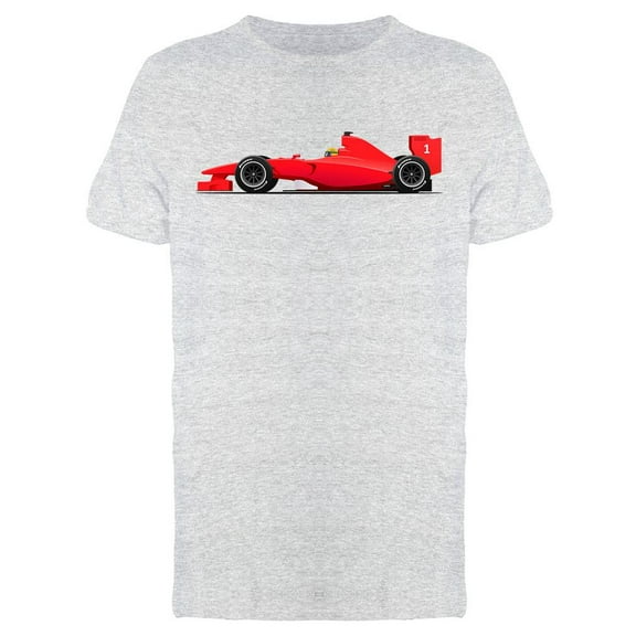 Red Formula Car Design T-Shirt Men -Image by Shutterstock, Male 3X-Large